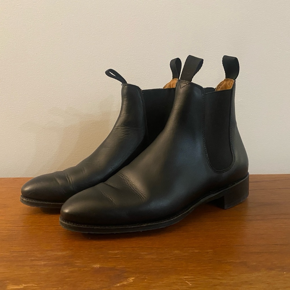 Meermin Women’s Black Chelsea Boots US Size 8 - UK Size 6 - 201050